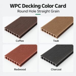 Wood-plastic composite (WPC) flooring
