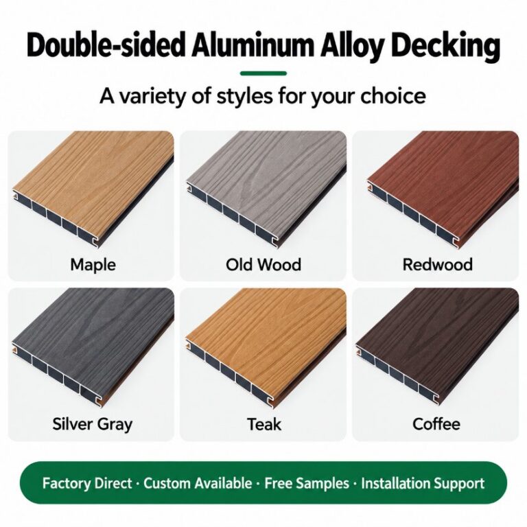Aluminum alloy flooring Double-Sided Aluminum Alloy Decking